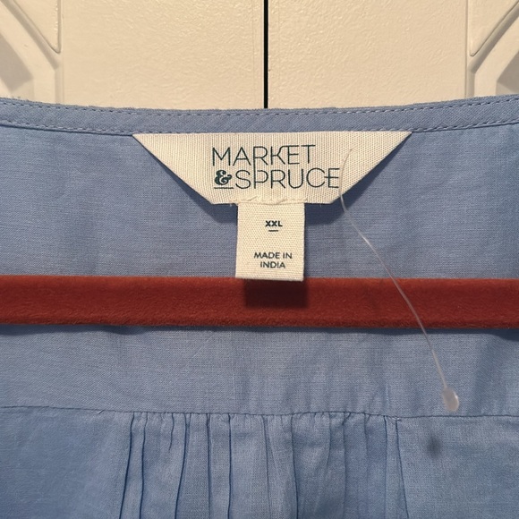 Light blue top size 2x new without tags - Picture 2 of 4